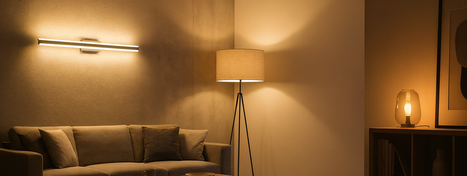 Räume gestalten mit Licht: Weniger Möbel, mehr Wirkung