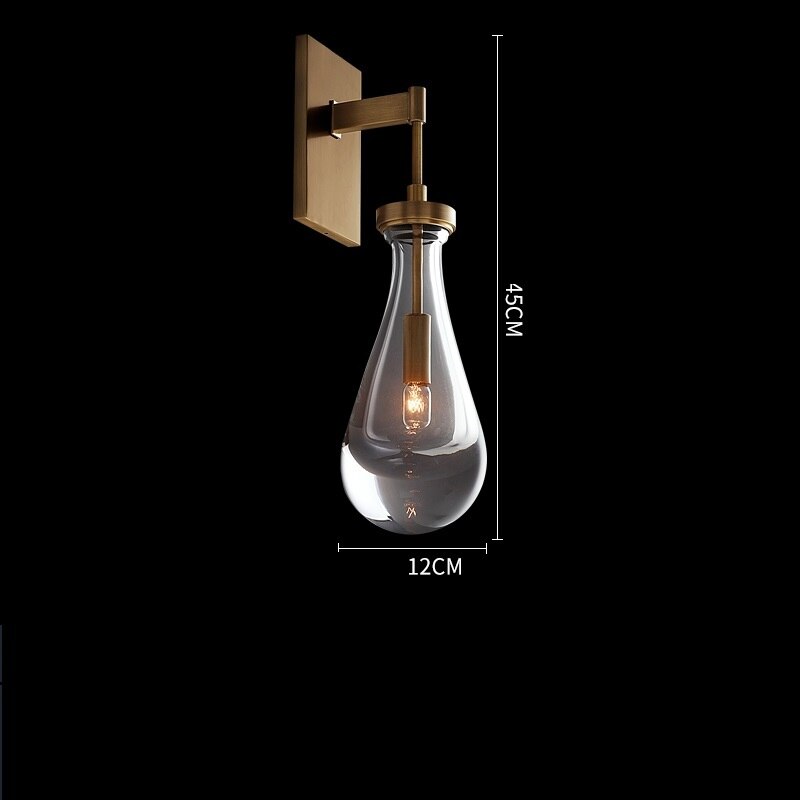 Kristall LED-Wandlampe