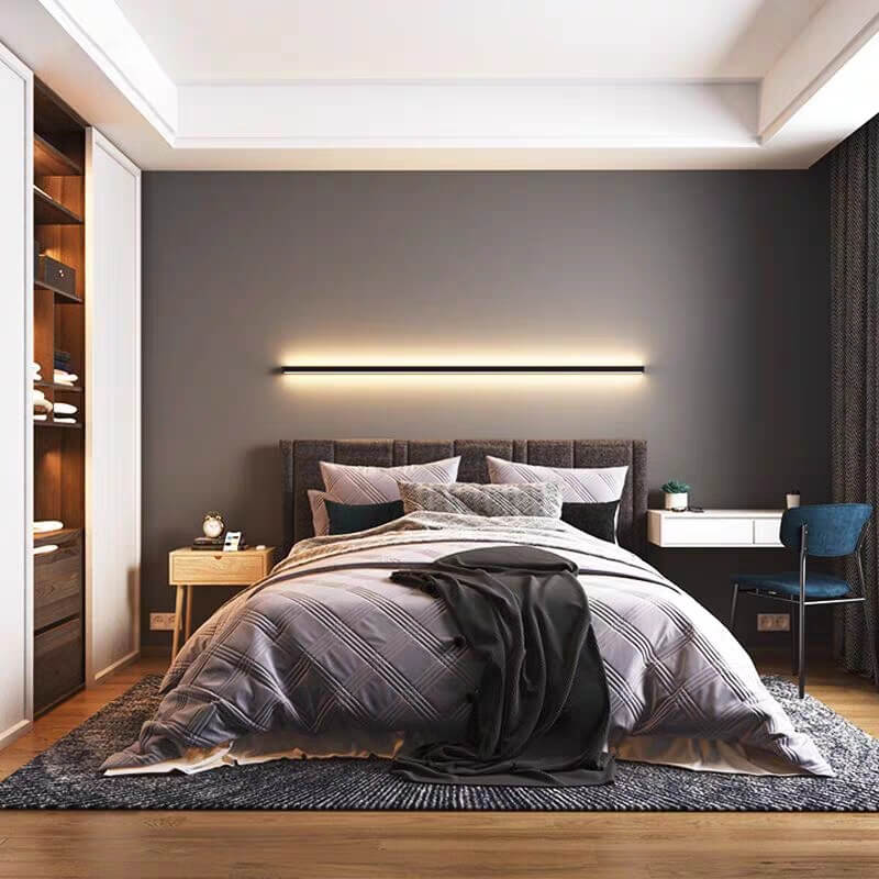 Minimal Light Bar im Schlafzimmer, modernes Design