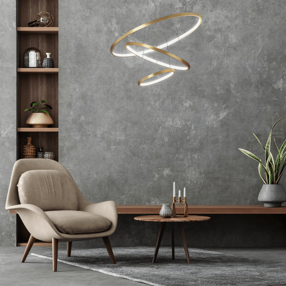 Seitenansicht LED Deckenlampe Caésar