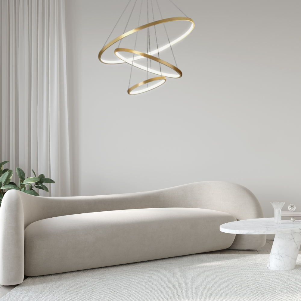 LED Deckenlampe Caésar, Frontansicht