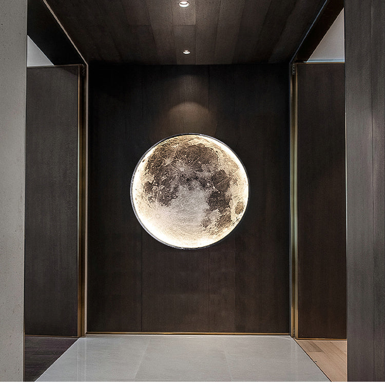 Dimmbare Mondlampe mit realistischer Oberfläche