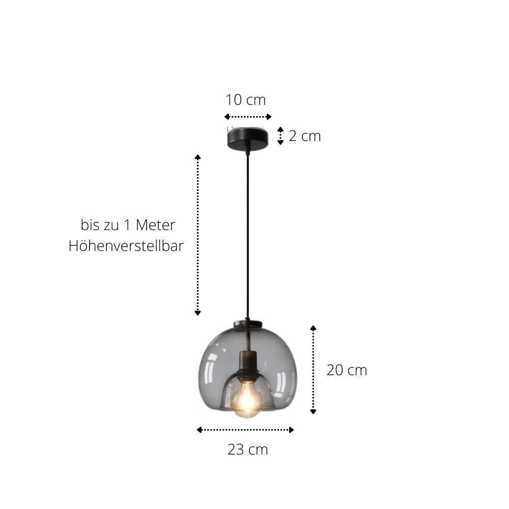 LED Pendellampe Vetro Lampe für Wohnräume